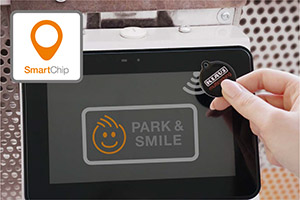 Bediensystem SmartChip Display Parksystem RFID-Chip